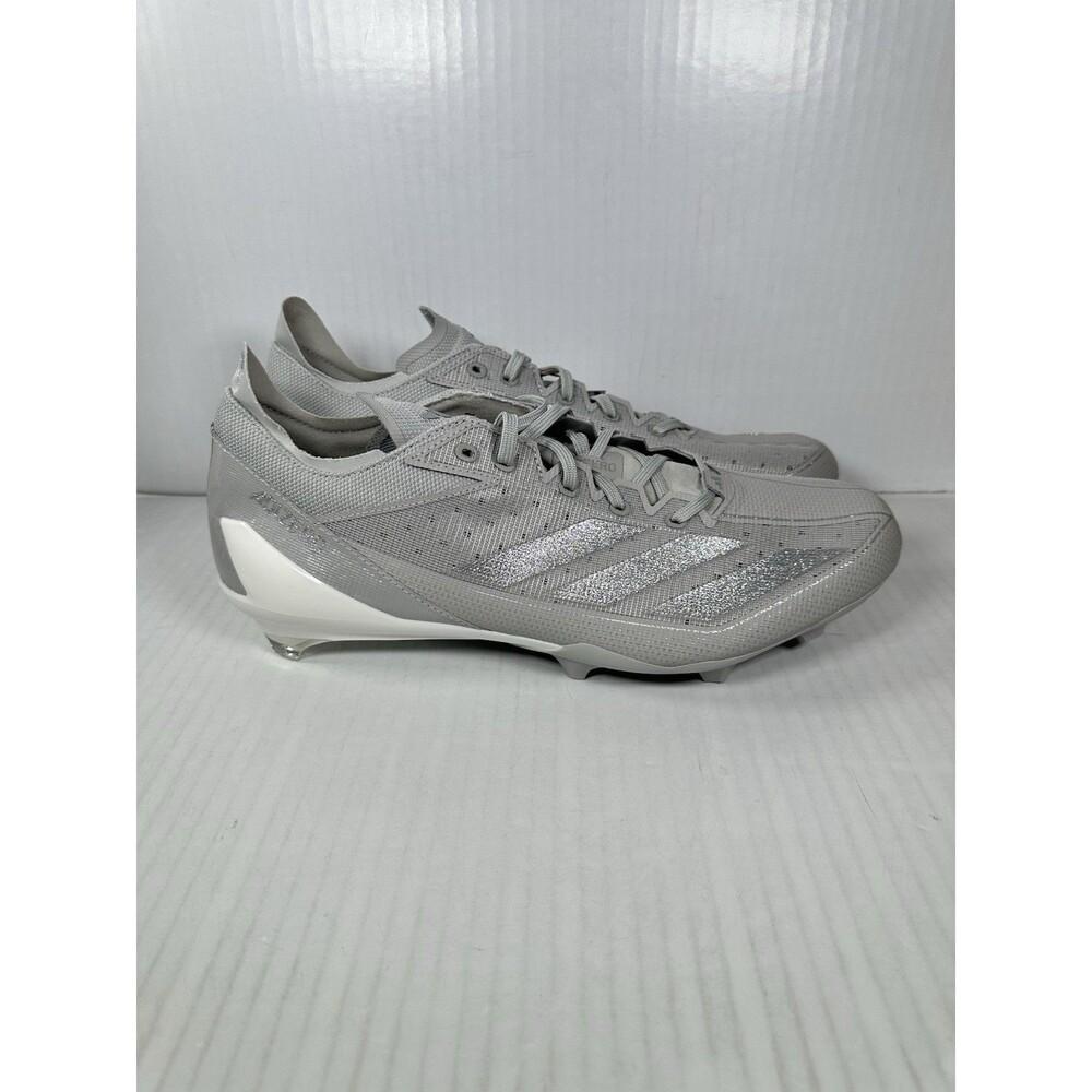 Size 13 Mens adidas Adizero Electric Football Cleats Silver IE4386 NEW